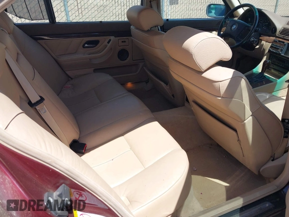 2000 BMW 7 Series 740iL with VIN WBAGH8349YDP07409, listed as a IAAI auction lot 42465862 with Not provided miles and . Bid and sale history available at DreamBid. Image 8.