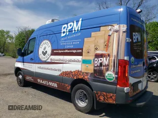 2022 Mercedes-Benz Sprinter with VIN W1Y8EB3Y6NT093478, listed as a Copart auction lot 55573435 with 54,663 mi miles and Salvage Title. Bid and sale history available at DreamBid. Image 2.