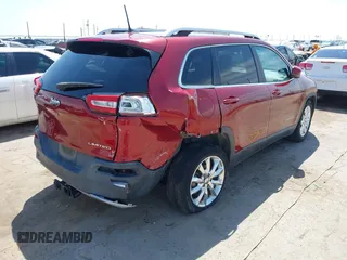 2016 Jeep Cherokee Limited with VIN 1C4PJLDB7GW146458, listed as a IAAI auction lot 42000075 with 91,291 mi miles and . Bid and sale history available at DreamBid. Image 4.