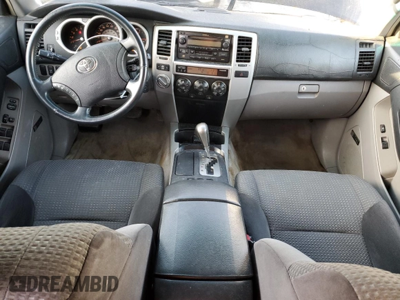 2004 Toyota 4Runner SR5 with VIN JTEBU14R240026497, listed as a Copart auction lot 50223715 with 295,736 mi miles and Salvage title. Bid and sale history available at DreamBid. Image 8.