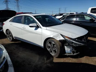 2021 Hyundai Elantra Limited with VIN 5NPLP4AG3MH031392, listed as a Copart auction lot 44696405 with 75,580 mi miles and Salvage Title. Bid and sale history available at DreamBid. Image 4.