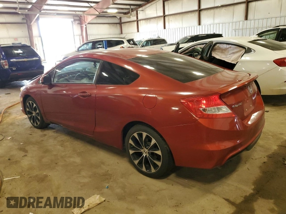 2013 Honda Civic Si with VIN 2HGFG4A59DH706684, listed as a Copart auction lot 61300645 with 129,824 mi miles and Salvage title. Bid and sale history available at DreamBid. Image 2.