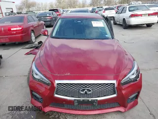 2015 Infiniti Q50 with VIN JN1BV7AP1FM347808, listed as a IAAI auction lot 41781327 with 57,140 mi miles and . Bid and sale history available at carsss.com. Image 13.