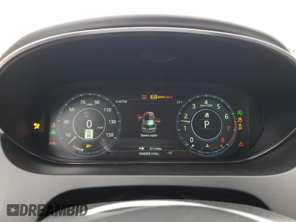2018 Jaguar E-Pace SE with VIN SADFP2FX1J1Z15509, listed as a Copart auction lot 51812485 with 44,068 mi miles and Salvage Title. Bid and sale history available at DreamBid. Image 9.
