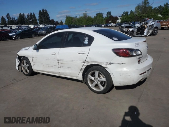 2012 Mazda 3 i Touring with VIN JM1BL1V83C1581108, listed as a Copart auction lot 55108215 with 170,001 mi miles and Salvage title. Bid and sale history available at DreamBid. Image 2.