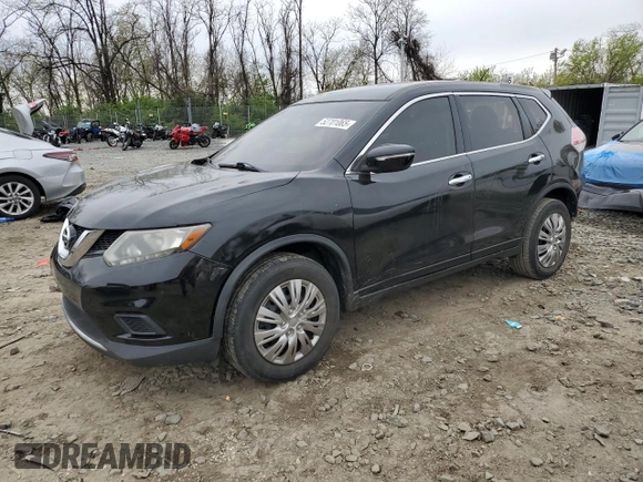 2014 Nissan Rogue SV with VIN 5N1AT2MV3EC824878, listed as a Copart auction lot 52701065 with 148,153 mi miles and Salvage Title. Bid and sale history available at carsss.com. Image 1.