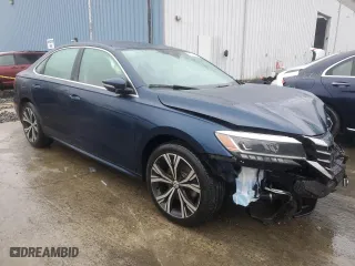 2020 Volkswagen Passat 2.0T SEL with VIN 1VWCA7A31LC021306, listed as a Copart auction lot 44201725 with 34,006 mi miles and Salvage Title. Bid and sale history available at carsss.com. Image 4.