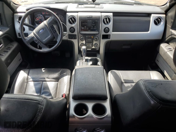 2014 Ford F-150 XL with VIN 1FTFW1EF4EKG43877, listed as a Copart auction lot 55682295 with 166,229 mi miles and Salvage title. Bid and sale history available at DreamBid. Image 8.