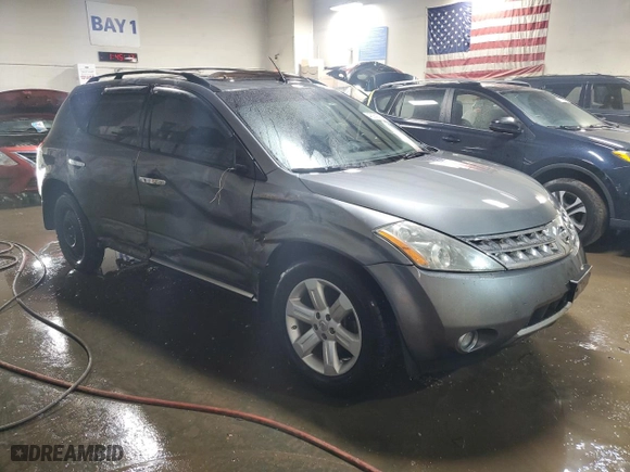 2007 Nissan Murano S with VIN JN8AZ08W17W636148, listed as a Copart auction lot 46939305 with 149,706 mi miles and Salvage Title. Bid and sale history available at carsss.com. Image 4.