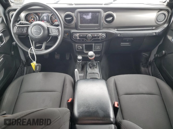 2022 Jeep Gladiator Texas Trail with VIN 1C6HJTAG7NL165957, listed as a Copart auction lot 58309485 with 86,805 mi miles and Salvage title. Bid and sale history available at DreamBid. Image 8.
