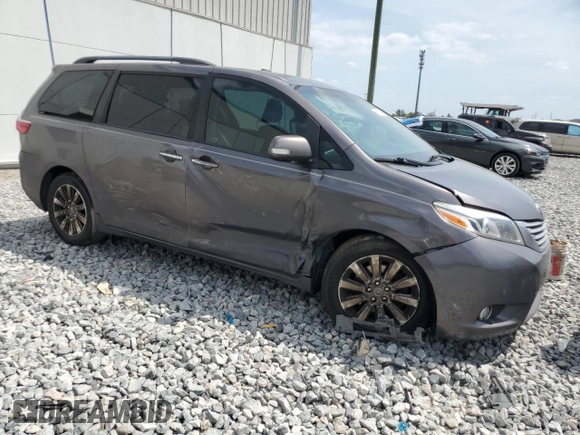 2015 Toyota Sienna XLE with VIN 5TDYK3DC5FS630556, listed as a Copart auction lot 54019705 with 183,421 mi miles and Salvage Title. Bid and sale history available at DreamBid. Image 4.