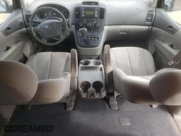 2009 Kia Sedona LX with VIN KNDMB233396300641, listed as a Copart auction lot 52036594 with 126,107 mi miles and Salvage Title. Bid and sale history available at carsss.com. Image 8.