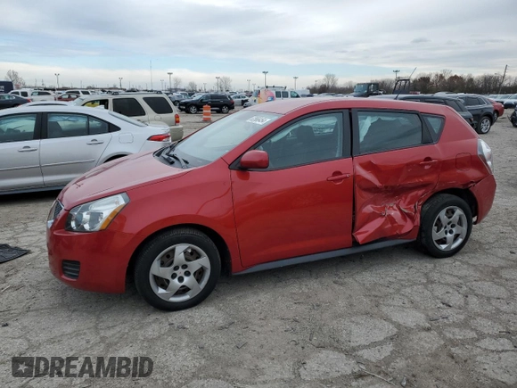 2009 Pontiac Vibe w/1SA with VIN 5Y2SP678X9Z463503, listed as a Copart auction lot 82866454 with 122,782 mi miles and Salvage Title. Bid and sale history available at carsss.com. Image 1.