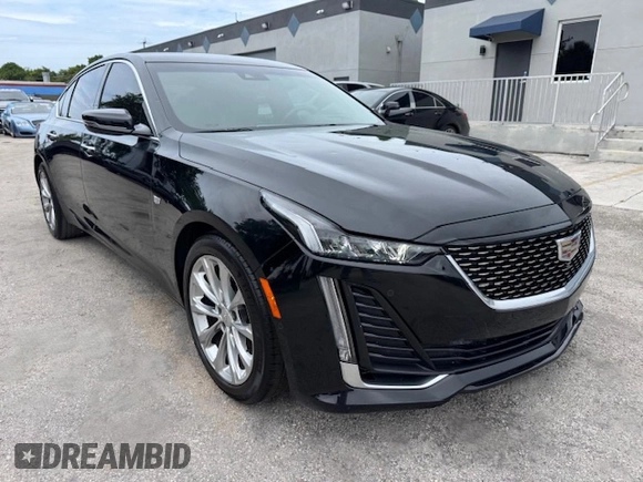 2020 Cadillac CT5 Premium Luxury with VIN 1G6DN5RKXL0124837, listed as a Copart auction lot 63713535 with 90,731 mi miles and Salvage title. Bid and sale history available at DreamBid. Image 4.