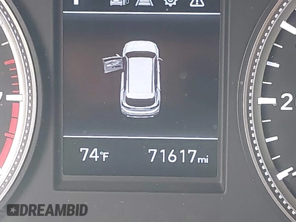 2019 Hyundai Santa Fe SE z VIN 5NMS2CADXKH005960, wystawiony jako IAAI lot #42341142 z przebiegiem 71 617 mil mil oraz . Historia ofert i sprzedaży dostępna na DreamBid. Obrazek 15.