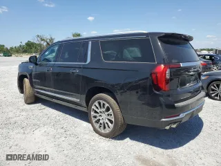 2025 GMC Yukon XL Denali with VIN 1GKS2JRL6SR170517, listed as a Copart auction lot 53795565 with 1,091 mi miles and Salvage Title. Bid and sale history available at carsss.com. Image 2.