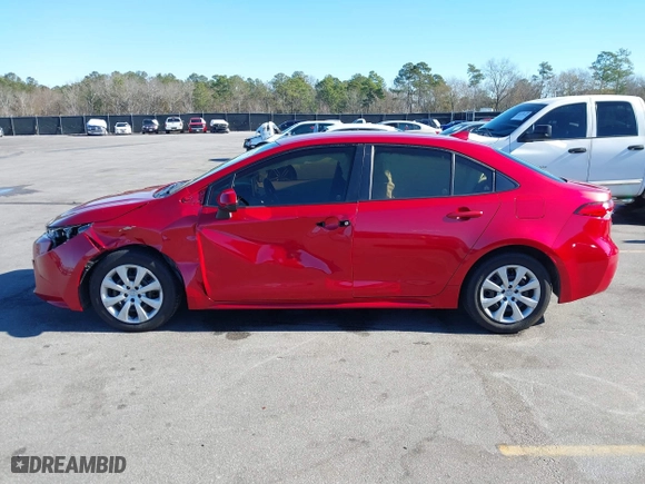 2020 Toyota Corolla LE with VIN JTDEPRAE6LJ009686, listed as a IAAI auction lot 41217057 with 83,311 mi miles. Bid and sale history available at carsss.com. Image 14.