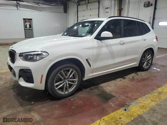 2021 BMW X3 sDrive30i with VIN 5UXTY3C09M9F55793, listed as a Copart auction lot 45703295 with 86,950 mi miles and Salvage Title. Bid and sale history available at carsss.com. Image 1.