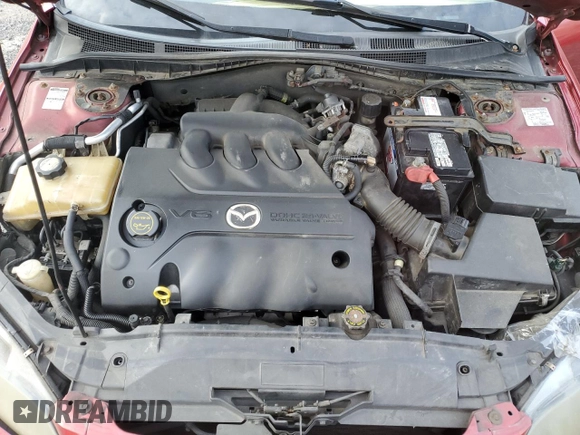 2005 Mazda 6 Sport S with VIN 1YVHP82D455M12407, listed as a Copart auction lot 86818114 with Not Provided miles and Salvage Title. Bid and sale history available at DreamBid. Image 11.