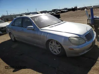 2003 Mercedes-Benz S-Class 4.3L with VIN WDBNG70JX3A319731, listed as a Copart auction lot 47300885 with 0 mi miles and Non Repairable. Bid and sale history available at carsss.com. Image 4.
