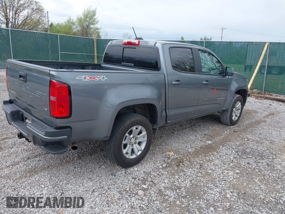 2022 Chevrolet Colorado 4WD LT с VIN 1GCGTCEN8N1227420, выставлен на аукционе IAAI как лот 42050345 с пробегом 54 922 миль миль и . История ставок и продаж доступна на DreamBid. Изображение 4.
