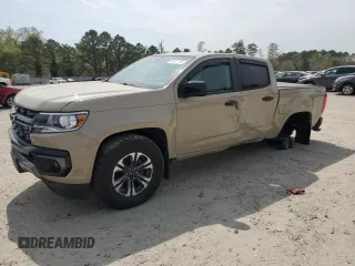 2021 Chevrolet Colorado 4WD Z71 z VIN 1GCGTDEN1M1258691, wystawiony jako Copart lot #51511715 z przebiegiem 56 276 mil mil oraz Szkoda całkowita • Salvage title. Historia ofert i sprzedaży dostępna na DreamBid. Obrazek 1.