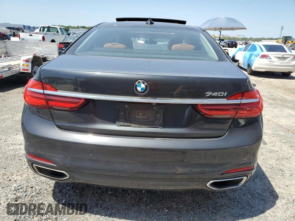 2017 BMW 7 Series 740i z VIN WBA7E2C30HG741105, wystawiony jako Copart lot #56632005 z przebiegiem 95 162 mil mil oraz Czysty tytuł • Clean title. Historia ofert i sprzedaży dostępna na DreamBid. Obrazek 6.