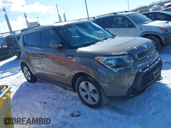 2014 Kia Soul with VIN KNDJN2A26E7103469, listed as a IAAI auction lot 41617998 with 116,170 mi miles. Bid and sale history available at carsss.com. Image 1.