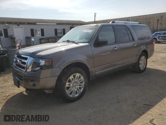 2014 Ford Expedition Max Limited with VIN 1FMJK2A5XEEF61865, listed as a Copart auction lot 47816245 with 120,595 mi miles and Non repairable. Bid and sale history available at DreamBid. Image 1.