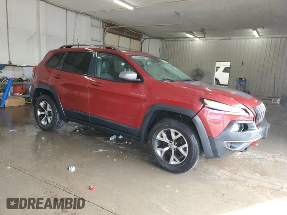 2017 Jeep Cherokee Trailhawk z VIN 1C4PJMBB2HW517312, wystawiony jako Copart lot #60502005 z przebiegiem 99 998 mil mil oraz Szkoda całkowita • Salvage title. Historia ofert i sprzedaży dostępna na DreamBid. Obrazek 4.