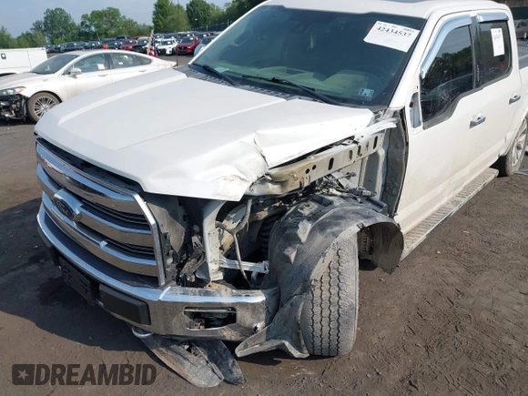 2016 Ford F-150 XLT with VIN 1FTEW1EF6GFC40958, listed as a IAAI auction lot 42434537 with 86,457 mi miles and . Bid and sale history available at DreamBid. Image 6.