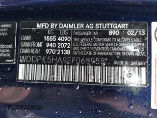 2014 Mercedes-Benz SLK 350 z VIN WDDPK5HA9EF065958, wystawiony jako IAAI lot #41474434 z przebiegiem 21 653 mil mil oraz . Historia ofert i sprzedaży dostępna na DreamBid. Obrazek 9.