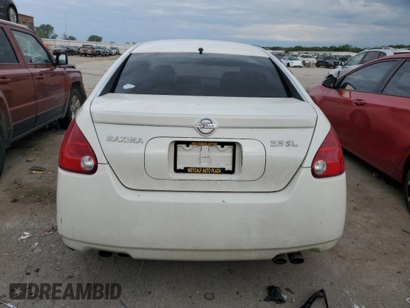 2006 Nissan Maxima SL with VIN 1N4BA41E86C866503, listed as a Copart auction lot 55336855 with Not provided miles and Salvage title. Bid and sale history available at DreamBid. Image 6.