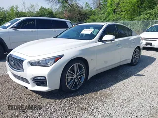 2014 Infiniti Q50 Hybrid Sport with VIN JN1AV7AR0EM703550, listed as a IAAI auction lot 42212384 with 79,308 mi miles and . Bid and sale history available at carsss.com. Image 19.