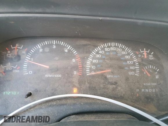 1999 Dodge Dakota SLT with VIN 1B7GG22X1XS235134, listed as a Copart auction lot 77482224 with 172,701 mi miles and Salvage Title. Bid and sale history available at carsss.com. Image 9.