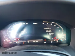 2020 BMW M8 with VIN WBSAE0C00LCD49661, listed as a Copart auction lot 49926535 with 33,098 mi miles and Salvage Title. Bid and sale history available at carsss.com. Image 9.