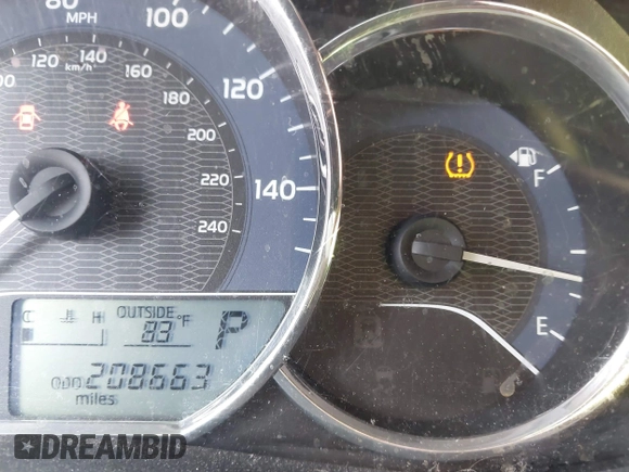 2015 Toyota Corolla L with VIN 2T1BURHE3FC366745, listed as a IAAI auction lot 42077010 with 208,663 mi miles and . Bid and sale history available at DreamBid. Image 16.