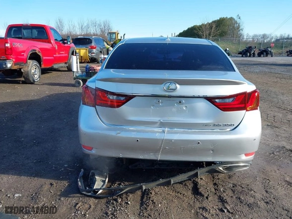 2013 Lexus GS 350 with VIN JTHCE1BL1D5005808, listed as a IAAI auction lot 41971119 with 152,520 mi miles. Bid and sale history available at carsss.com. Image 18.