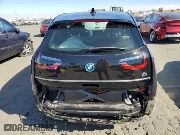 2021 BMW i3 with VIN WBY8P2C01M7H98318, listed as a Copart auction lot 76525254 with 26,276 mi miles and Salvage Title. Bid and sale history available at carsss.com. Image 6.