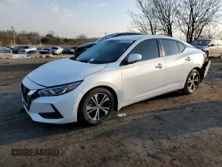 2020 Nissan Sentra SV z VIN 3N1AB8CVXLY241341, wystawiony jako Copart lot #43379445 z przebiegiem 66 642 mil mil oraz Szkoda całkowita • Salvage title. Historia ofert i sprzedaży dostępna na DreamBid. Obrazek 1.