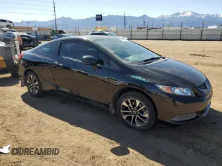 2013 Honda Civic Cpe EX with VIN 2HGFG3B87DH518541, listed as a Copart auction lot 48297145 with 115,230 mi miles and Salvage Title. Bid and sale history available at carsss.com. Image 4.