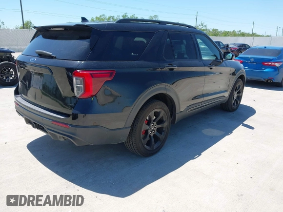 2020 Ford Explorer ST with VIN 1FM5K8GC8LGA39036, listed as a IAAI auction lot 41978033 with 93,348 mi miles and . Bid and sale history available at DreamBid. Image 4.