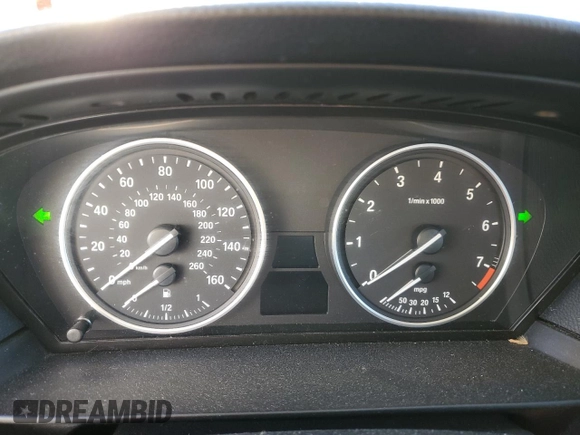 2010 BMW 5 Series 528i xDrive with VIN WBANV1C50AC445260, listed as a Copart auction lot 75600764 with Not Provided miles and Salvage Title. Bid and sale history available at DreamBid. Image 9.