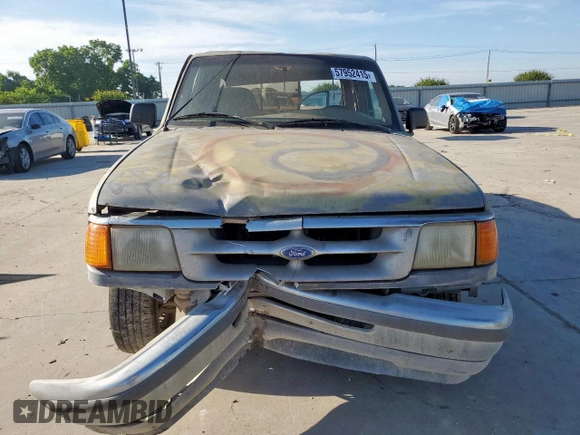 1996 Ford Ranger XL with VIN 1FTCR14U9TPA21656, listed as a Copart auction lot 57952415 with 159,530 mi miles and Salvage title. Bid and sale history available at DreamBid. Image 5.