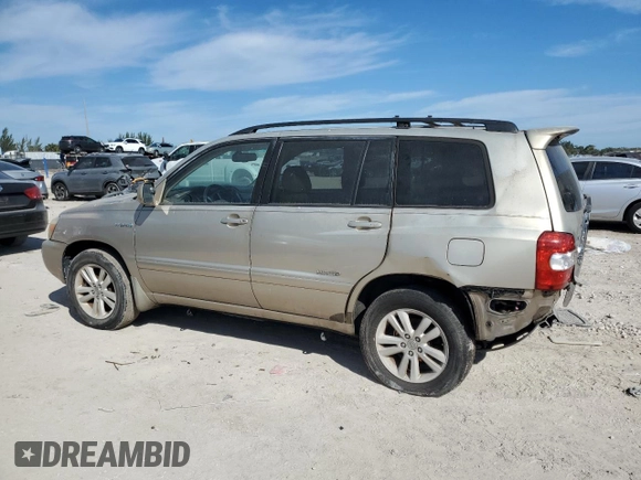 2007 Toyota Highlander w/3rd Row z VIN JTEDW21A670018950, wystawiony jako Copart lot #88906865 z przebiegiem 193 288 mil mil oraz Szkoda całkowita • Salvage title. Historia ofert i sprzedaży dostępna na DreamBid. Obrazek 2.