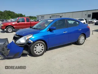 2015 Nissan Versa SV with VIN 3N1CN7AP6FL831181, listed as a Copart auction lot 54916245 with 129,286 mi miles and Salvage title. Bid and sale history available at DreamBid. Image 1.