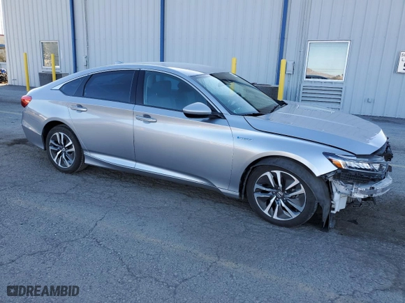 2021 Honda Accord Hybrid with VIN 1HGCV3F16MA018407, listed as a Copart auction lot 46277155 with NaN miles and Salvage Title. Bid and sale history available at carsss.com. Image 4.