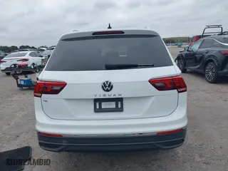 2022 Volkswagen Tiguan SE with VIN 3VV3B7AXXNM175325, listed as a IAAI auction lot 41326261 with 22,361 mi miles. Bid and sale history available at carsss.com. Image 16.