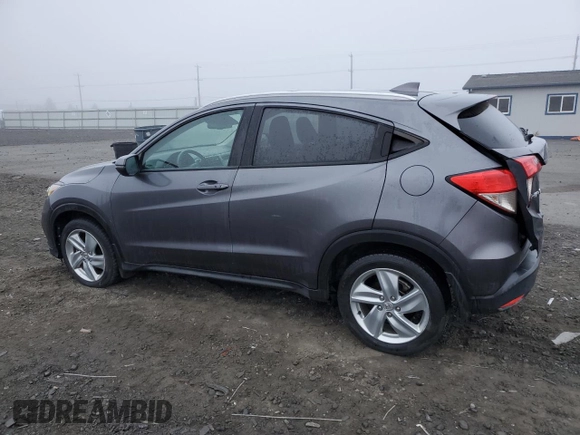 2019 Honda HR-V EX-L with VIN 3CZRU6H79KM703378, listed as a Copart auction lot 77941844 with 92,839 mi miles and Salvage Title. Bid and sale history available at carsss.com. Image 2.