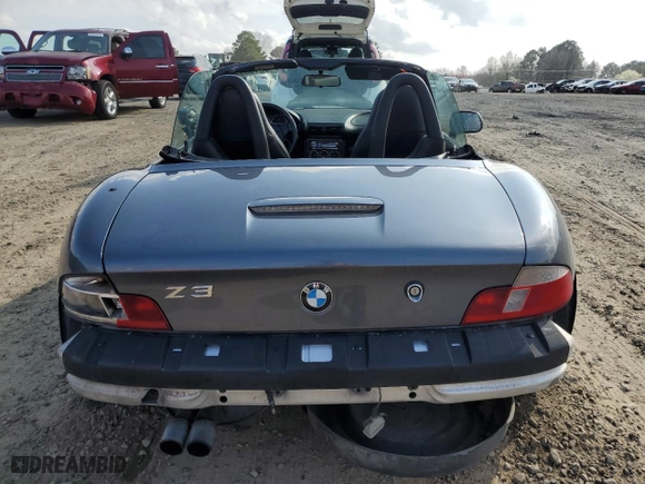 2001 BMW Z3 3.0i with VIN WBACN53451LL46309, listed as a Copart auction lot 68974214 with NaN miles and Salvage Title. Bid and sale history available at carsss.com. Image 6.